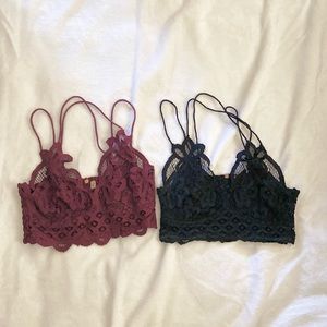 *Sold-Free People bralettes